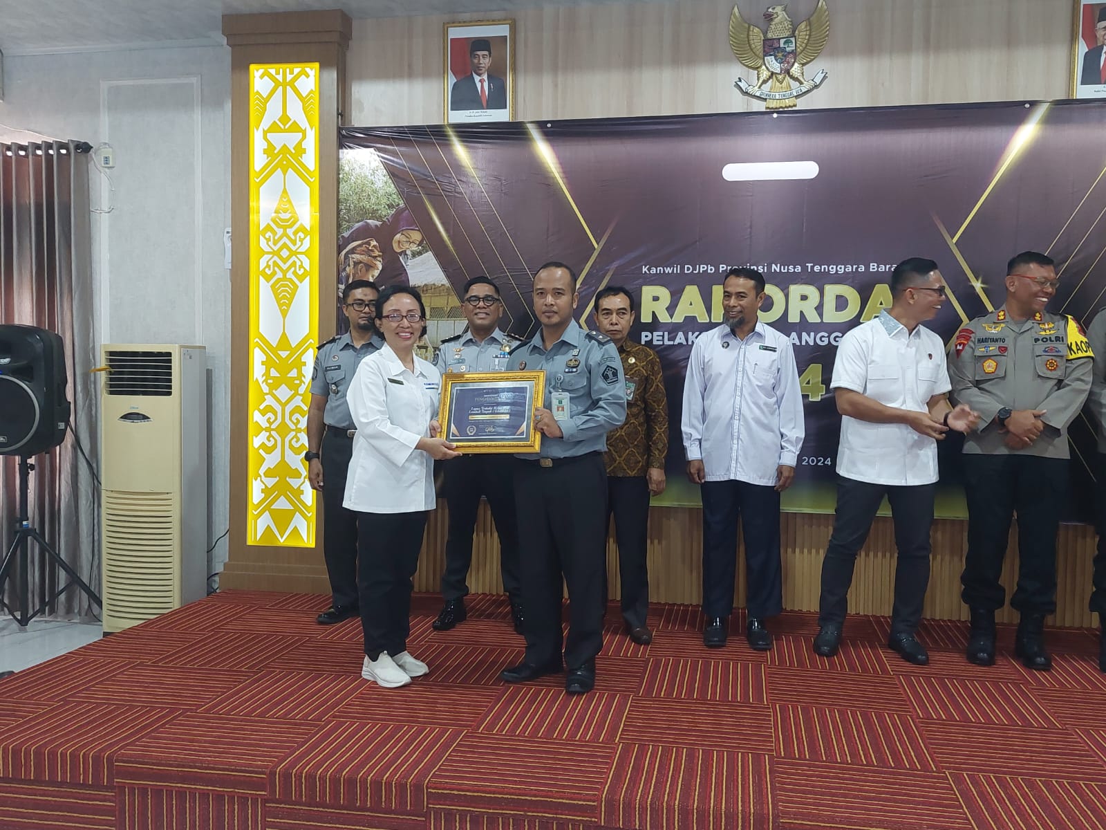 Torehkan Prestasi, Lapas Terbuka Lombok Tengah Raih Peringkat Pertama Kategori Satker Kecil Pada Rakorda Pelaksanaan Anggaran di Lingkup Kanwil DJPb Nusa Tenggara Barat